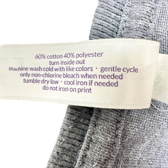 Cacique Sleep Shirt Womens 26/28 Gray Don't Quit Your Day Dream Soft Cotton Poly - Picture 4 of 8